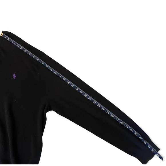 Ralph Lauren V Neck Sweater mens XXL black - Picture 4 of 7